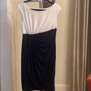 Ivory & Black Professional Dress